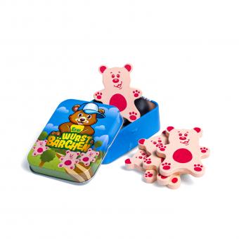 Saucisses ours en bois dans une boîte – 4 pièces – Erzi