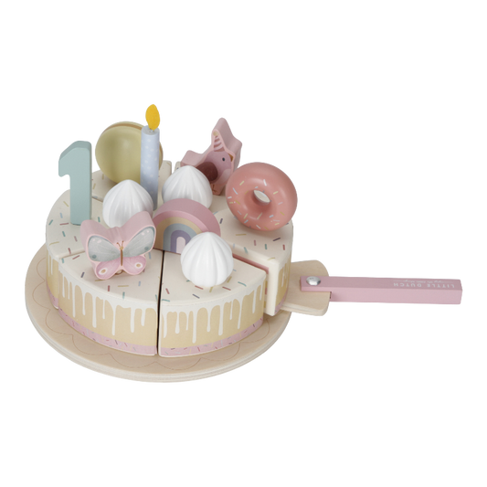 Gâteau d'anniversaire Rose - Little Dutch