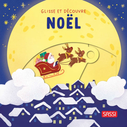 Glisse et découvre -  Noël- Livre Sassi