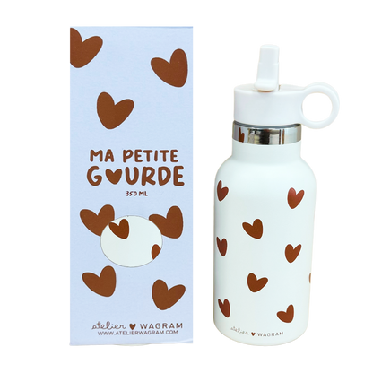 Gourde acier inox #Crème