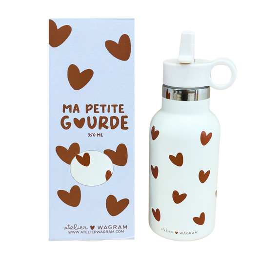 Gourde acier inox #Crème