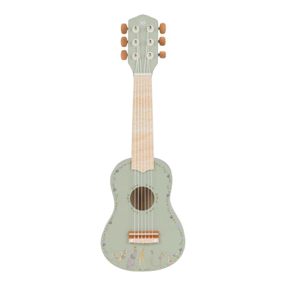 Guitare verte en bois - Safari Friends - Little Dutch