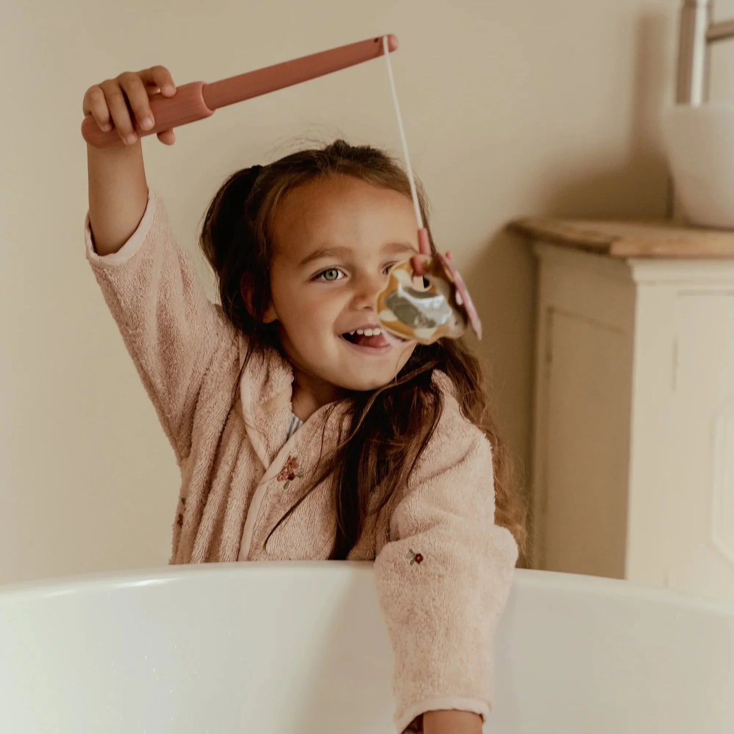 Jeu de bain pêche à la ligne - Rose - Little Dutch