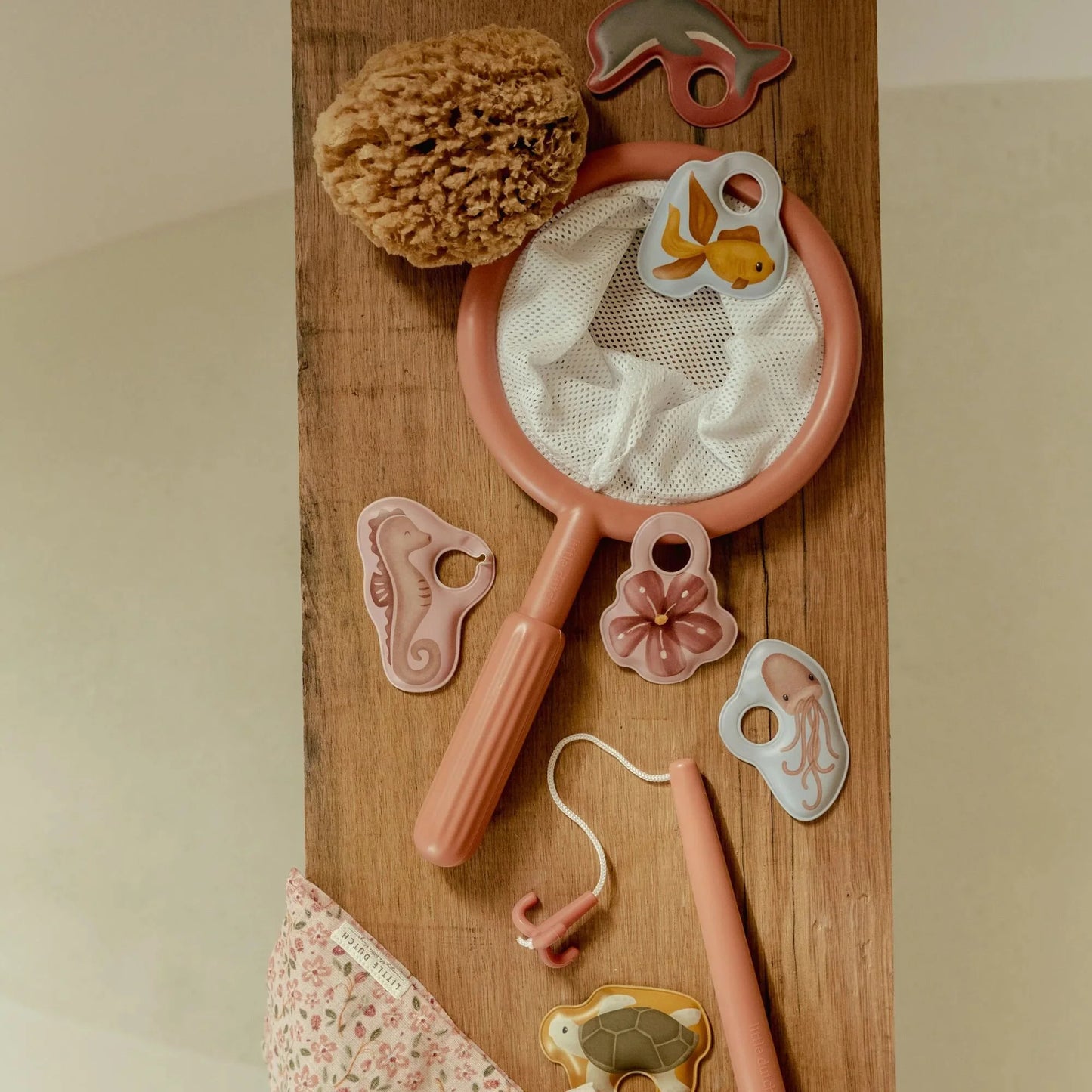 Jeu de bain pêche à la ligne - Rose - Little Dutch