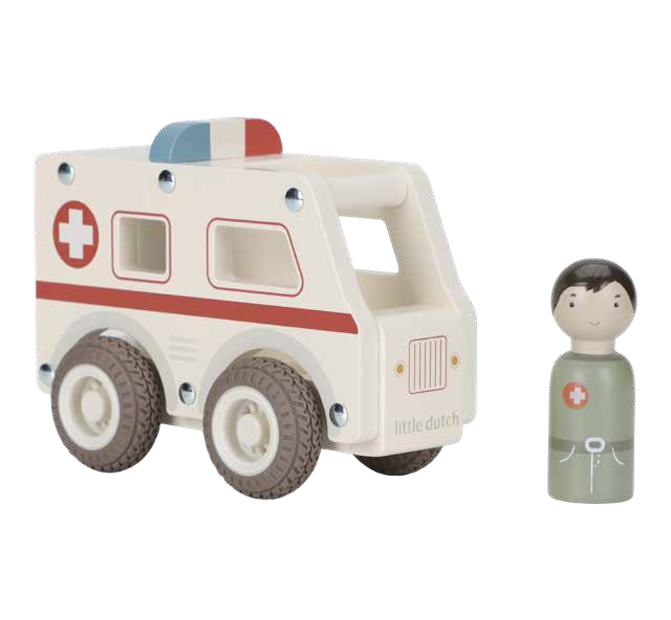 Ambulance en bois - Little Dutch