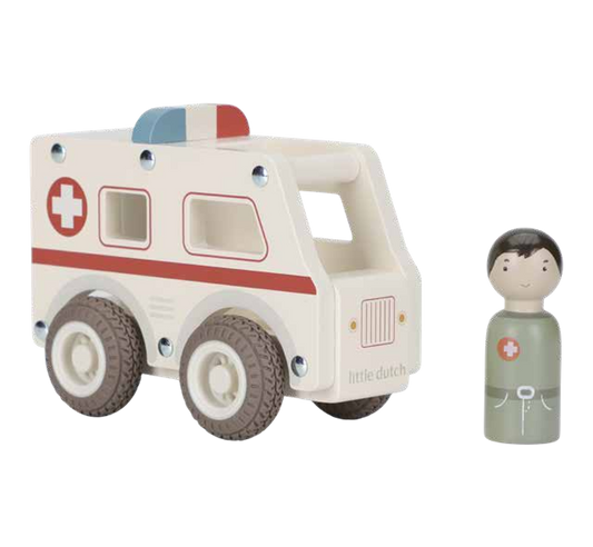 Ambulance en bois - Little Dutch