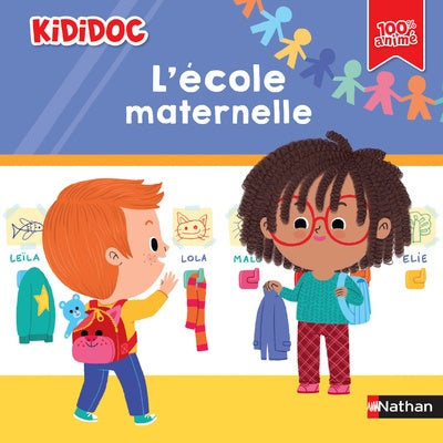 Mon imagier animé - L'Ecole maternelle - Nathan