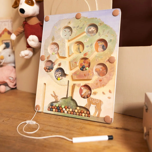 Grand Labyrinthe magnétique coloré Arbre - Egmont Toys