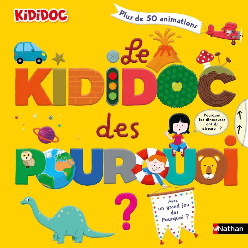 Le grand Kididoc des pourquoi ? – Livre pop-up dès 5 ans – Nathan