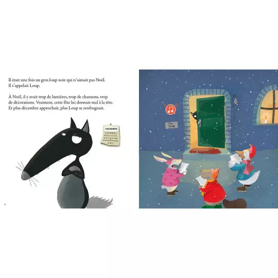 Le loup qui n'aimait pas noël en musique
