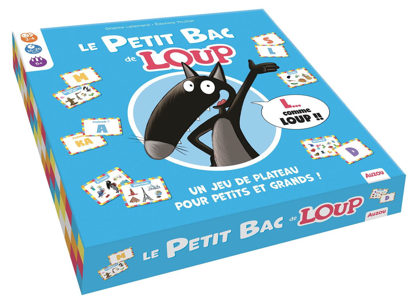 Le petit bac de loup | Jeu de société | Auzou