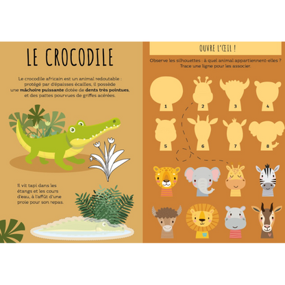 Le super 7 familles - La savane - Jeu de société Sassi