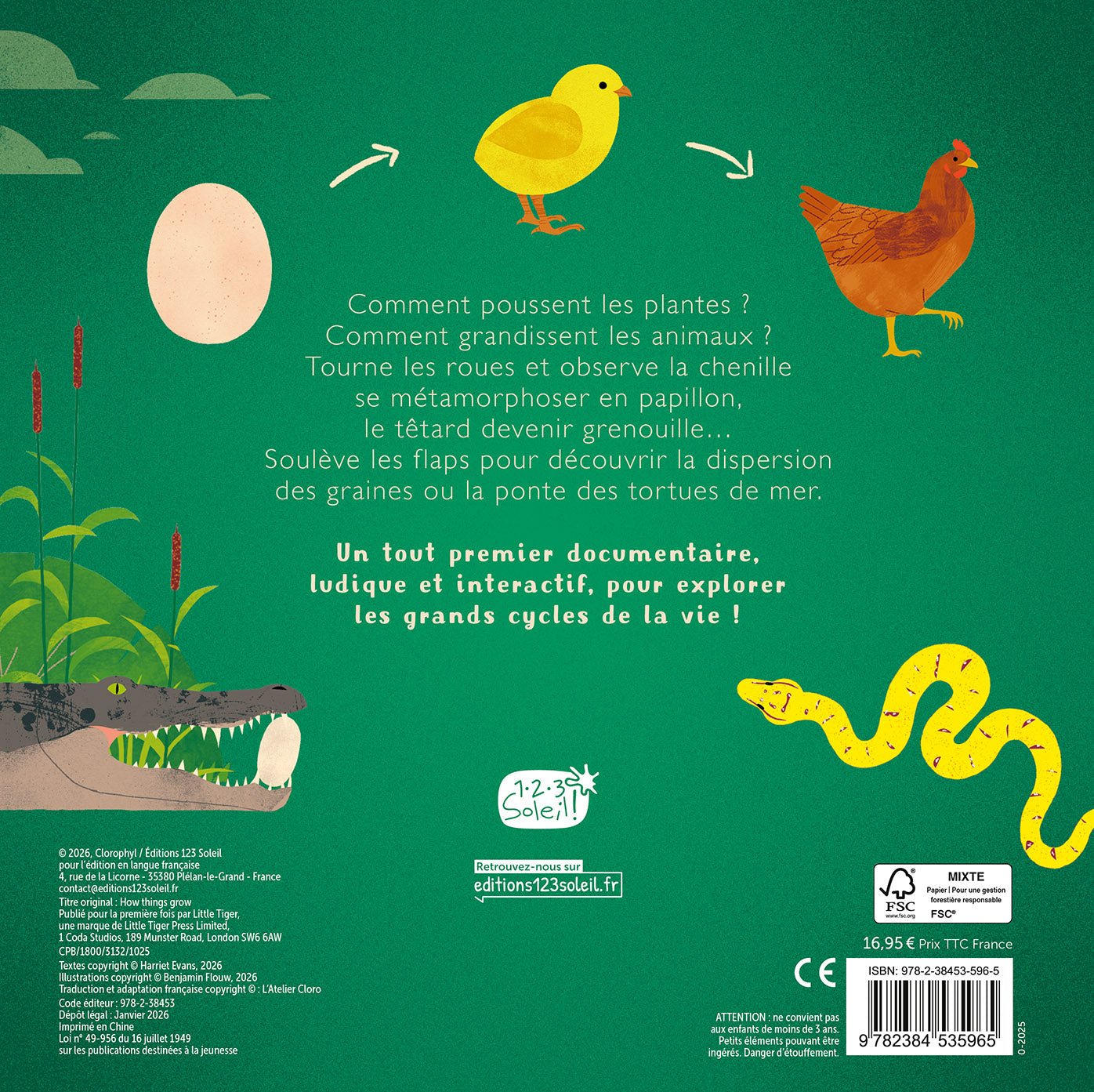 Les cycles de la vie – Animaux et plantes - 123 soleil