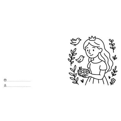 Let's colour - Princesses - Sassi