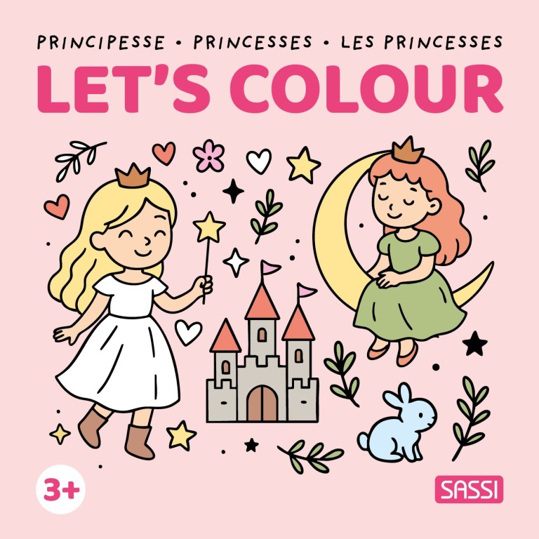 Let's colour - Princesses - Sassi