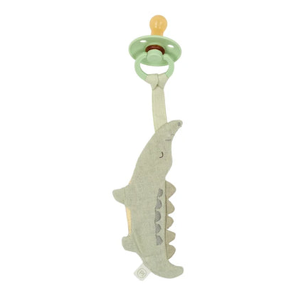 Doudou attache-tétine Crocodile Safari Friends – Little Dutch
