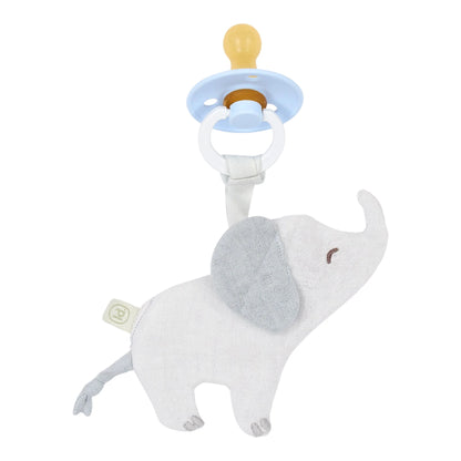 Doudou attache-tétine Éléphant Safari Friends – Little Dutch