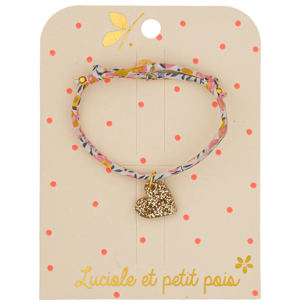 Bracelet Liberty - Wiltshire Bud (coeur) | Luciole et Petit Pois