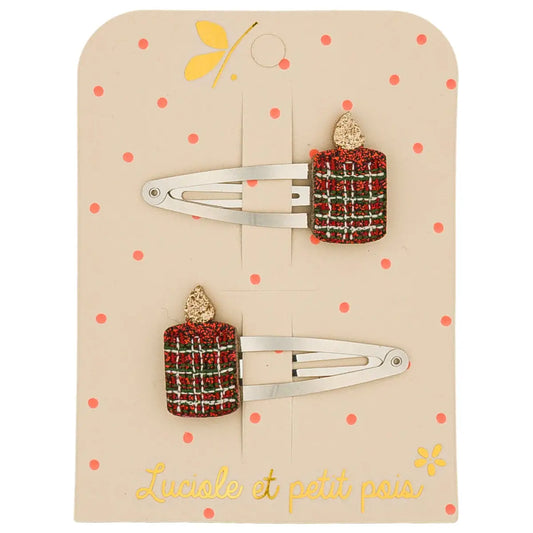 Barrettes Lumi la Bougie Scintillante - Luciole et Petit Pois