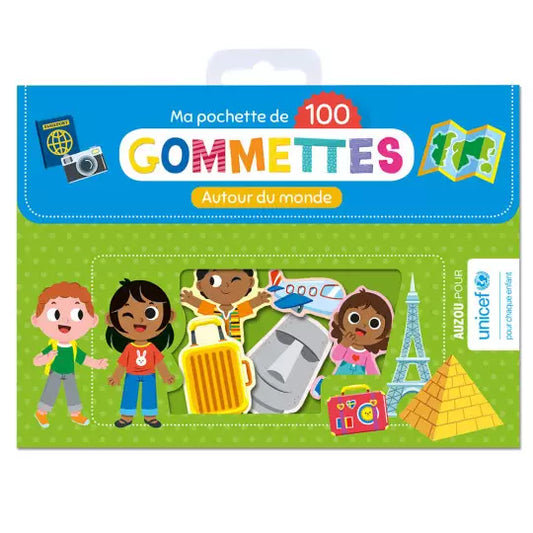 Ma pochette de 100 gommettes #Autour du monde