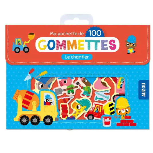 Ma pochette de 100 gommettes  #Le chantier