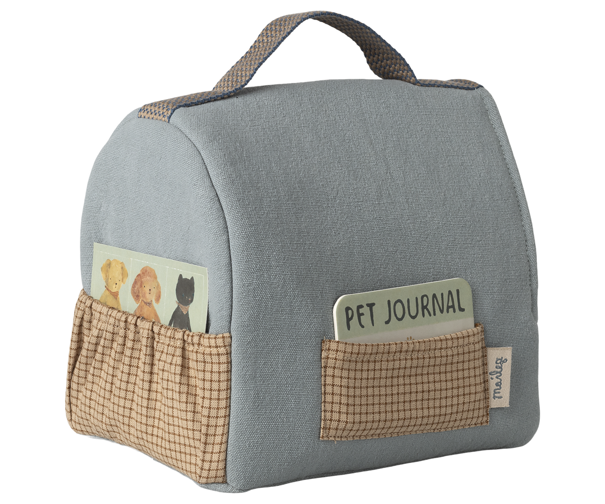 Niche transportable Maileg – Petit modèle bleu poudré