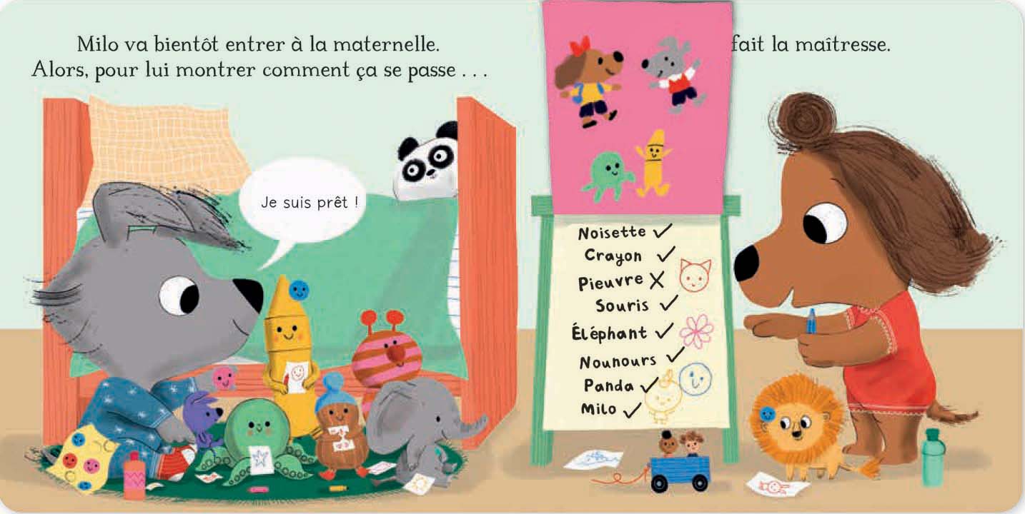 Mattie et Milo – Le premier jour d'école - 123 Soleil