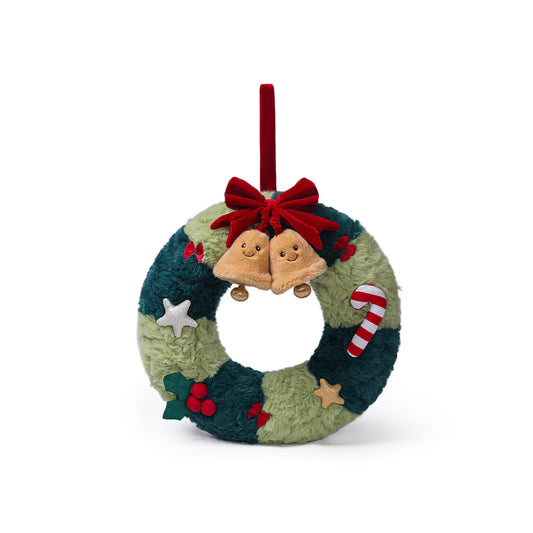 Peluche couronne de Noël Christmas Wreath 25 cm – McHugs