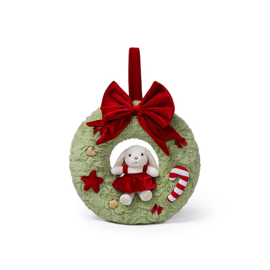 Couronne de Noël avec lapin 25 cm – McHugs