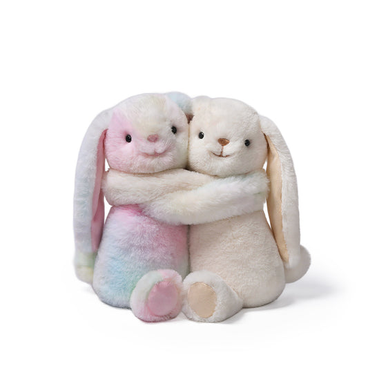 Duo de lapins en peluche Rainbow 18 cm – McHugs