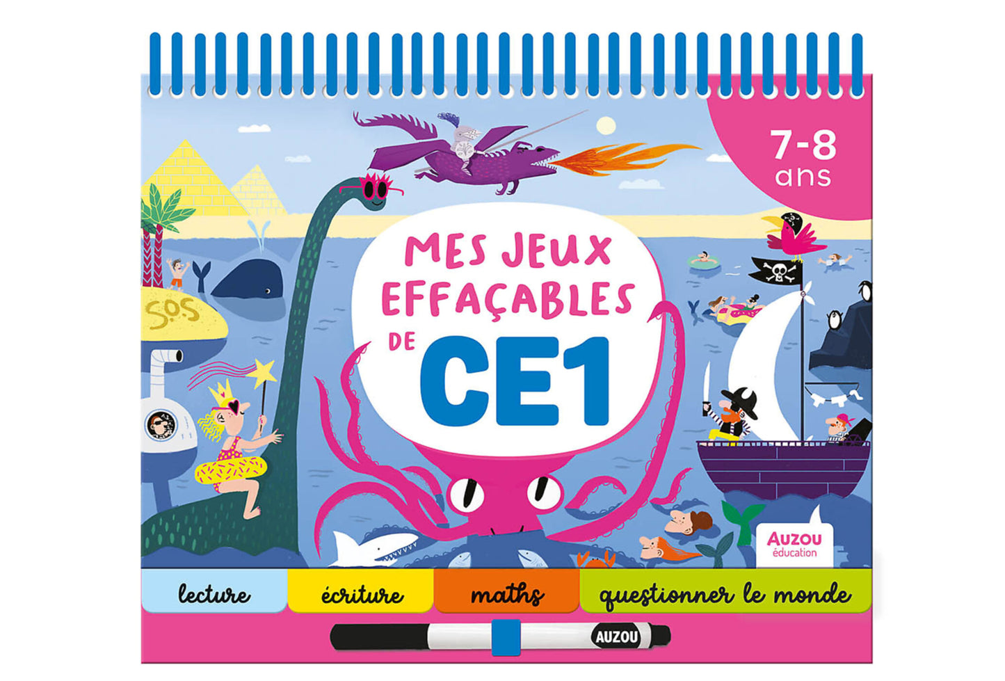 Mes jeux effaçables de CE1 - Auzou