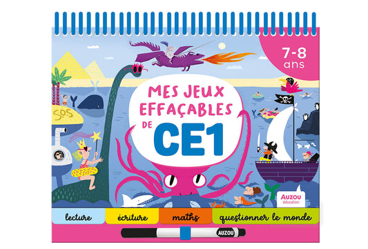 Mes jeux effaçables de CE1 - Auzou