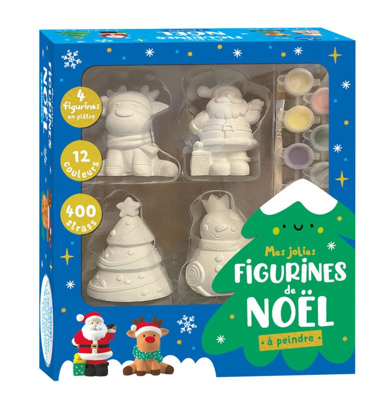 Mes jolies figurines de Noël à peindre - 123 Soleil