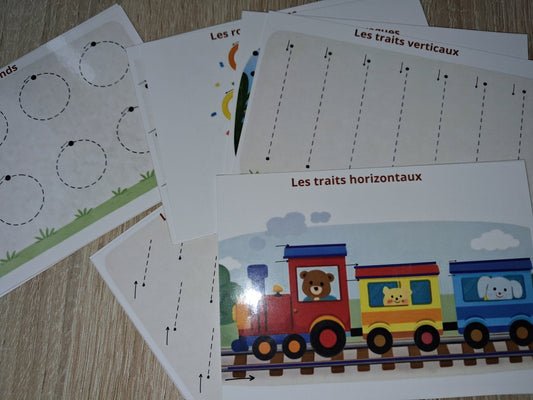 Cartes Premiers Graphismes -  Les lots d'Elo