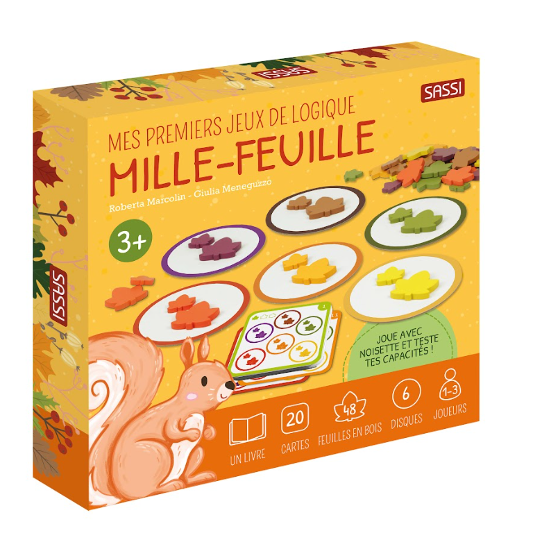 Mille Feuille- Mes premiers jeu de logique - Jeu de société Sassi