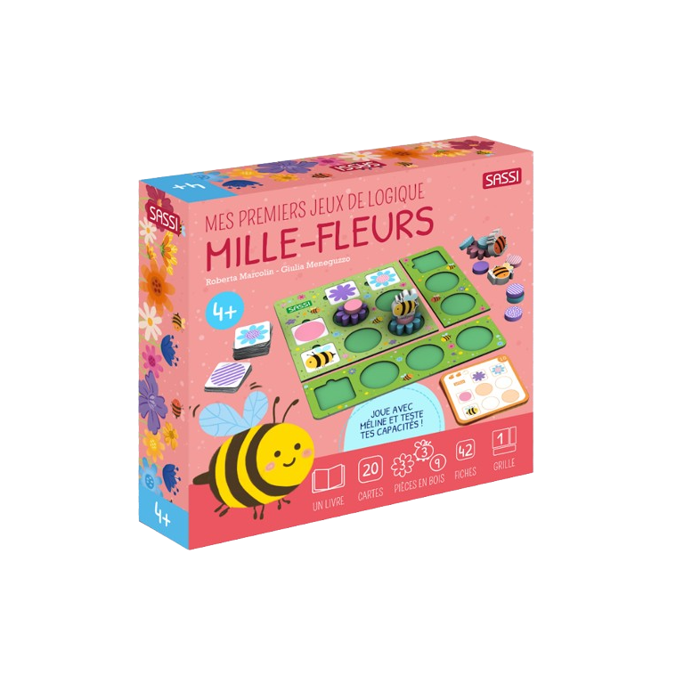 Mille-Fleurs - Mes premiers jeu de logique - Jeu de société Sassi