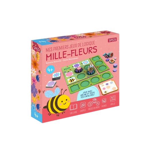 Mille-Fleurs - Mes premiers jeu de logique - Jeu de société Sassi