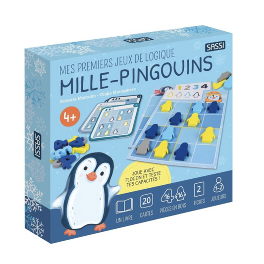 Mille-pingouins - Mes premiers jeu de logique - Jeu de société Sassi