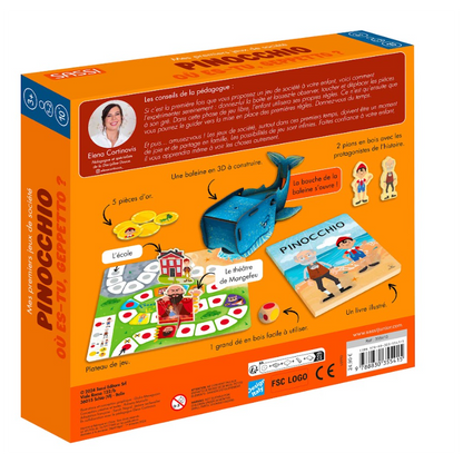 Pinocchio. Où es-tu, Geppetto ?- Mes premiers jeux de société -  Sassi