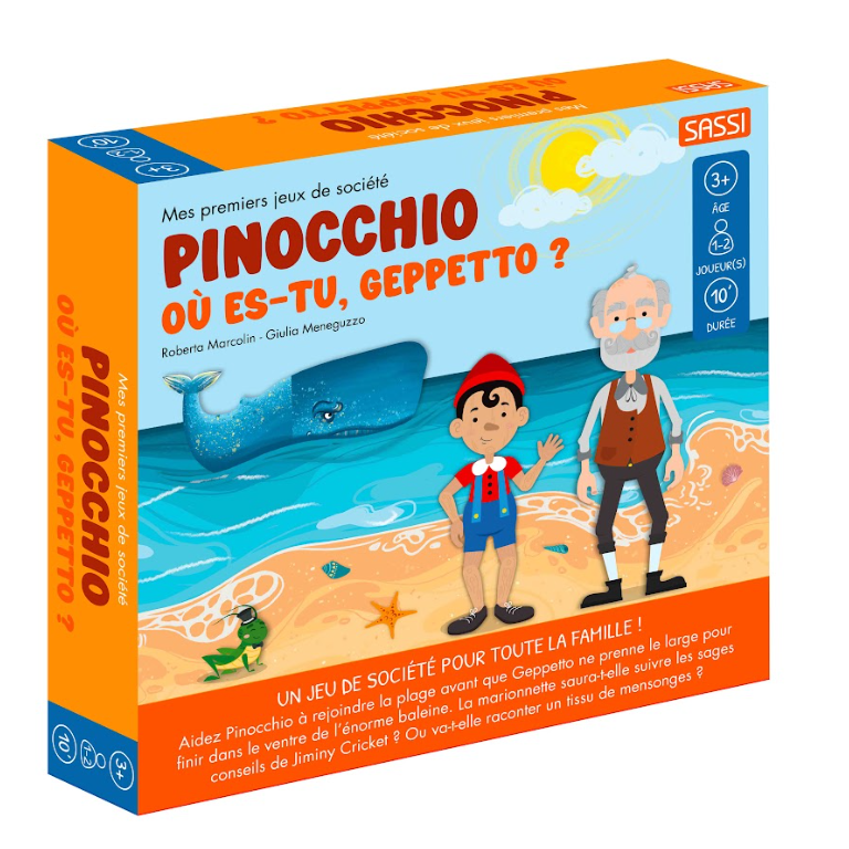 Pinocchio. Où es-tu, Geppetto ?- Mes premiers jeux de société -  Sassi