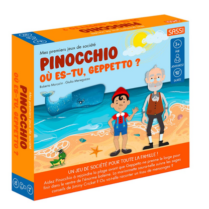 Pinocchio. Où es-tu, Geppetto ?- Mes premiers jeux de société -  Sassi