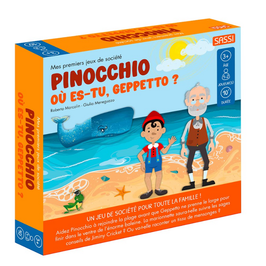 Pinocchio. Où es-tu, Geppetto ?- Mes premiers jeux de société -  Sassi