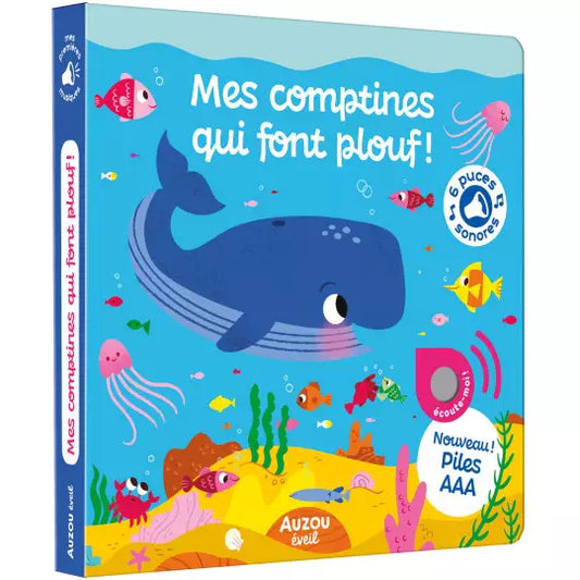 Mes premiers sonores  #Mes comptines qui font plouf!