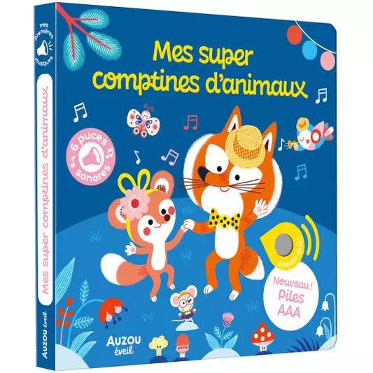 Mes premiers sonores #Mes super comptines d'animaux