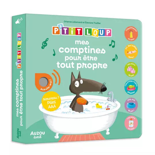Mes premiers sonores - P'tit loup # Mes comptines pour être tout propre