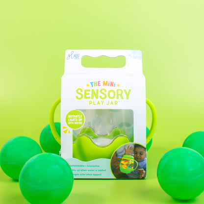 Mini Jar sensorielle - Verte - Glopals