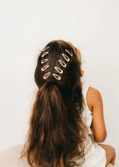 Mini pinces à cheveux pailletées - Multicolore - Mrs Ertha