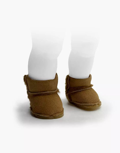 Snow boots Hugh en simili cuir daim - Minikane