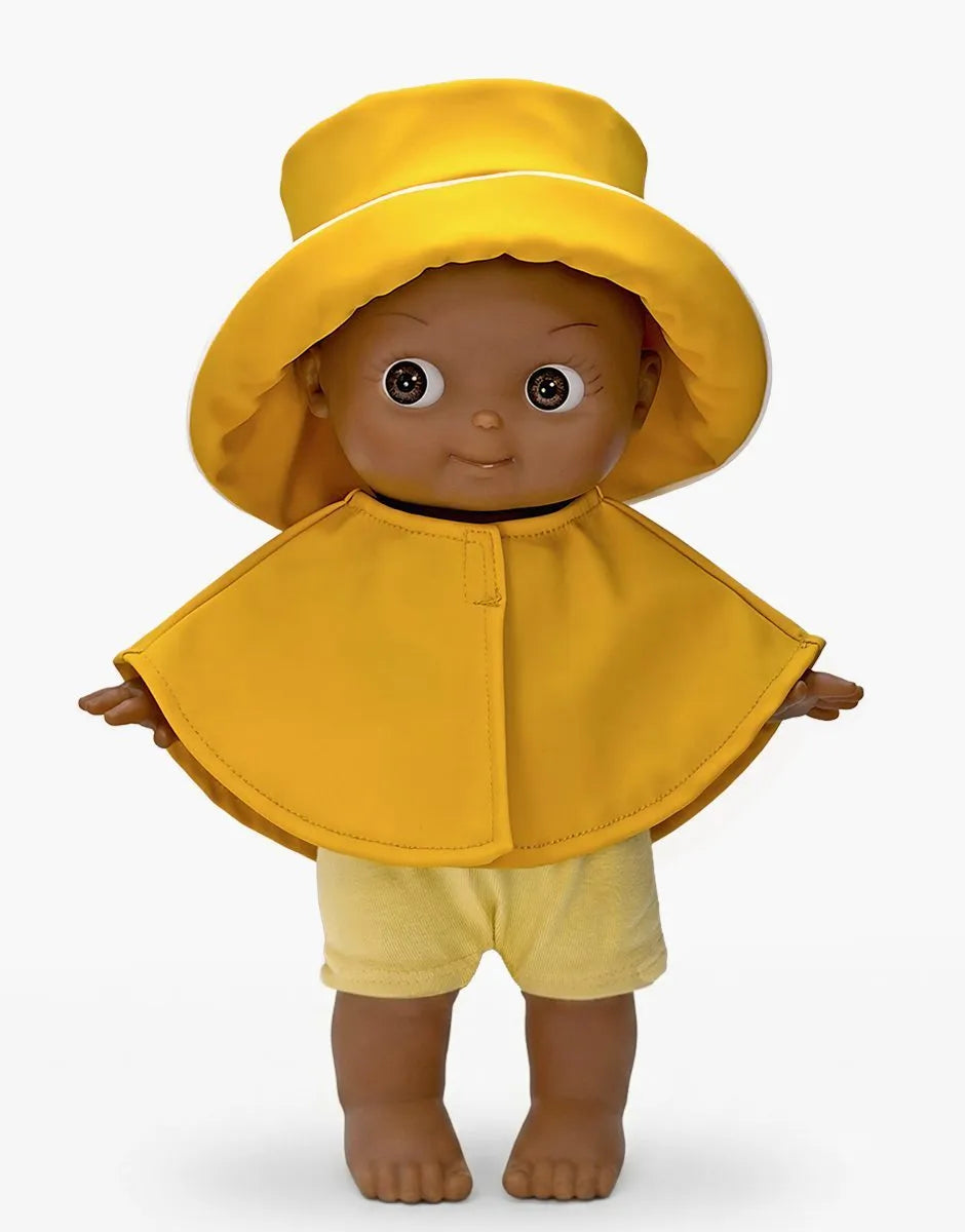 Arsène à l’école et son ensemble de pluie jaune - Minikane
