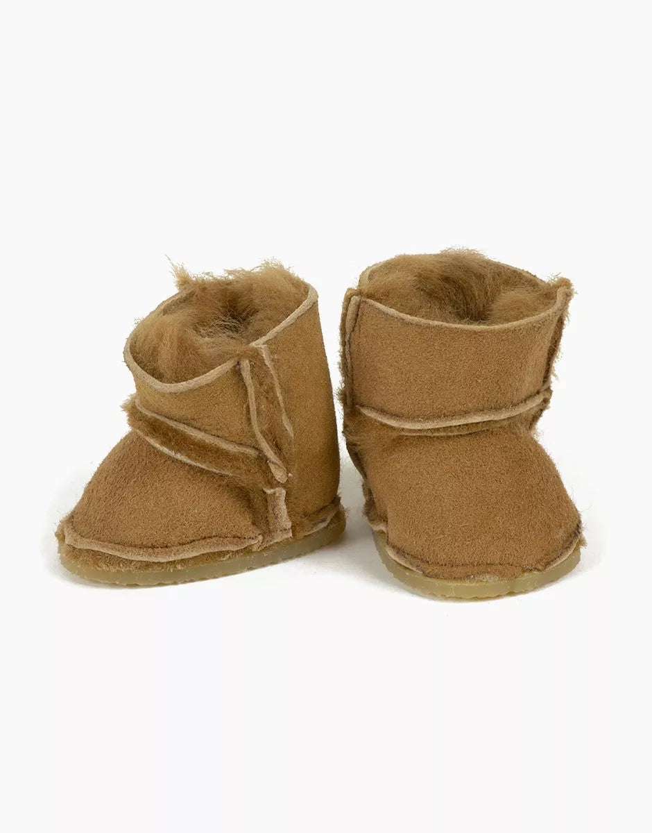 Snow boots Hugh en simili cuir daim - Minikane